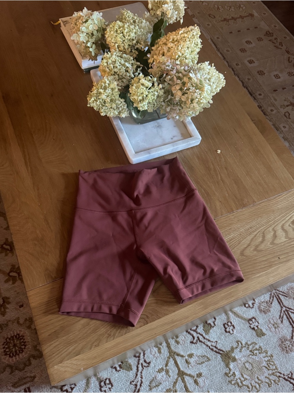 lululemon athletica High-Rise Bike Shorts in Rosewood